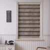 European-style light luxury jacquard fully blackout soft gauze curtains, double-layer day and night curtains, roller blinds, bathroom and office Venetian blinds details Picture